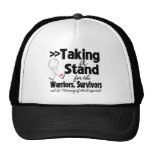 Cancer de rétinoblastome prenant un hommage de sup casquette