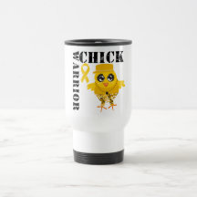 Cancer d'enfance de poussin de guerrier tasse