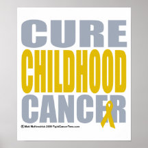 Cancer d'enfance de traitement affiches