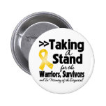 Cancer d'enfance prenant un hommage de support badge