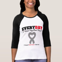Cancer du cerveau chaque meilleur ami de Mlle My d T-shirts
