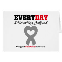 Cancer du cerveau chaque Mlle My Girlfriend du jou Carte De Vœux