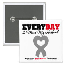 Cancer du cerveau chaque Mlle My Husband du jour I Badge
