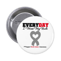 Cancer du cerveau chaque Mlle My oncle du jour I Badge