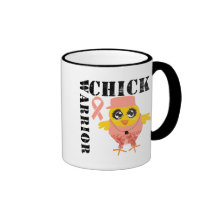 Cancer du corps utérin de poussin de guerrier mug