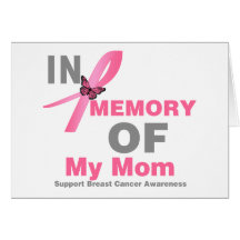 Cancer du sein dans la mémoire de ma maman carte