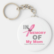 Cancer du sein dans la mémoire de ma maman porte-clés
