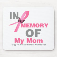 Cancer du sein dans la mémoire de ma maman tapis de souris