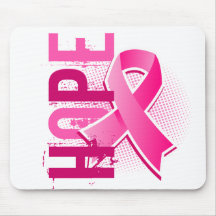 Cancer du sein de l'espoir 2 tapis de souris