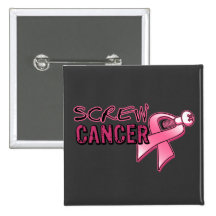 Cancer du sein de vis badges