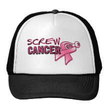Cancer du sein de vis casquette