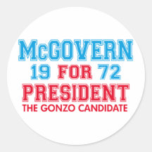 Candidat particulier de McGovern Autocollants