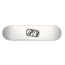 Canette de bière de bande dessinée - toutes couleu skateboard