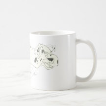 Canette du dalmatien tasse