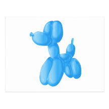 Caniche bleu cartes postales