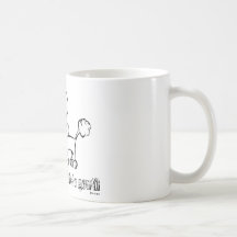 Caniche de jouet tasse à café