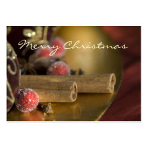 Cannelle • Noël Profilecard/étiquette de cadeau Cartes De Visite Professionnelles
