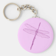 Cannelure de libellule porte-clefs