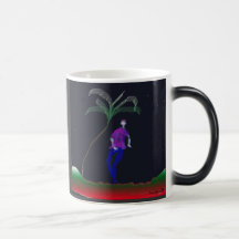 Cannelure isolée de promenade à disposition tasse