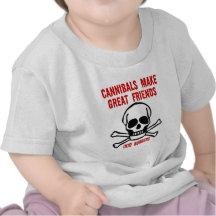 Cannibales drôles t-shirts