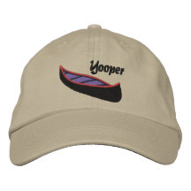 Canoës d'amour de Yoopers Casquettes Brodées