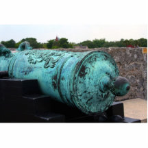 Canon au fort I de St Augustine Découpage En Acrylique