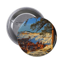 Canyon de Bryce, Utah Badges Avec Agrafe
