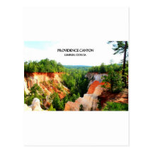CANYON de PROVIDENCE - Lumpkin, la Géorgie Cartes Postales