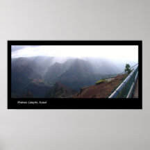 Canyon de Waimea, Kauai Affiches