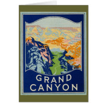 Canyon grand carte de vœux