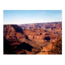Canyon grand, carte postale de l'Arizona