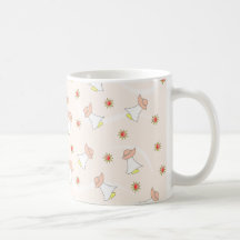Capeline Sue et coeurs d'étoile (rose) Tasse