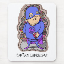 Capitaine Depression Tapis De Souris