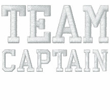 Capitaine Embroidered Pullover Hoodie d'équipe Sweat-shirt À Capuche