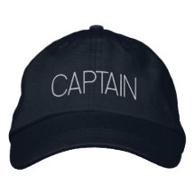 Capitaine Hat - capitaine de bateau, cadeau de yac Casquette Brodée