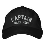 Capitaine - personnalisable casquette brodée