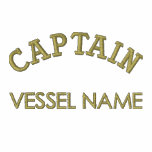Capitaine polo de nom de bateau de Pesonalised