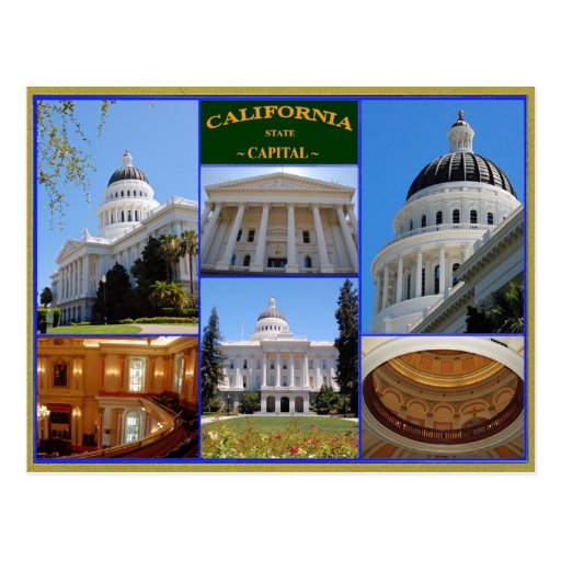 Capitale de l'État de la Californie Carte Postale