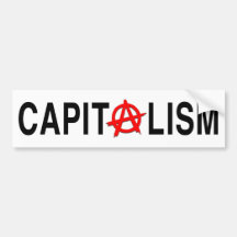Capitalisme d'Anarcho Autocollant Pour Voiture