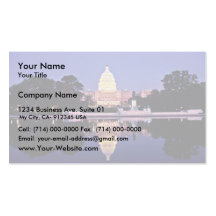 Capitol des Etats-Unis Modèles De Cartes De Visite