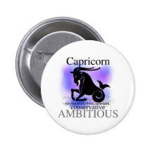 Capricorne au sujet de vous badge avec épingle