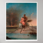 Captif indien (0745A) Affiche