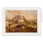 Capture de fort Fisher par L. Prang & Company 1887 Cartes De Vœux
