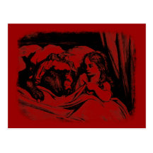 Capuchon rouge carte postale
