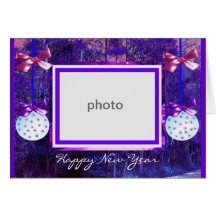 Card Photo New Year Carte