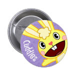 caresse le bouton mignon badge