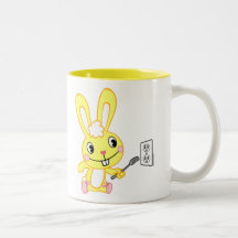 Caresses avec la fourchette mug