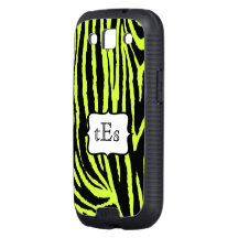 Cargaison de Skinit de monogramme de motif de zèbr