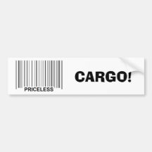 "Cargaison inestimable ! "Adhésif pour pare-chocs Autocollants Pour Voiture