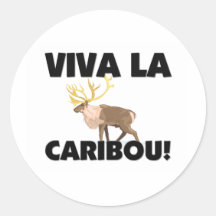 Caribou de La de vivats Adhésif Rond